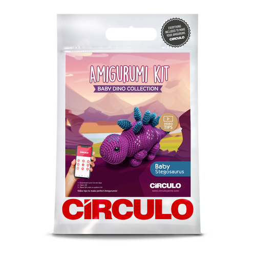 Circulo - Baby Dinos Crochet Kit