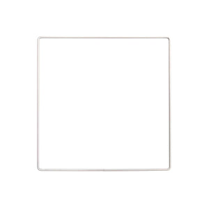 30cm Metal Craft Square: White
