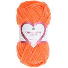 Load image into Gallery viewer, Rico Chenillove Neon Bonded Chenille Aran Weight Yarn