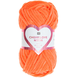 Rico Chenillove Neon Bonded Chenille Aran Weight Yarn