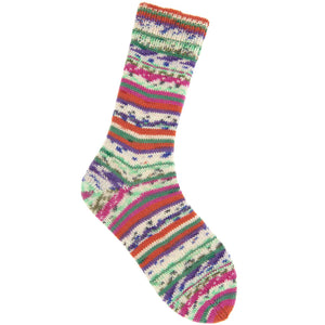 Rico Socks Neon Fair Isle 4 ply