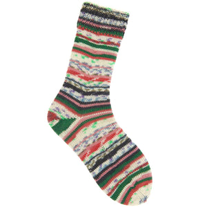 Rico Socks Neon Fair Isle 4 ply