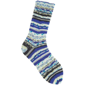 Rico Socks Neon Fair Isle 4 ply