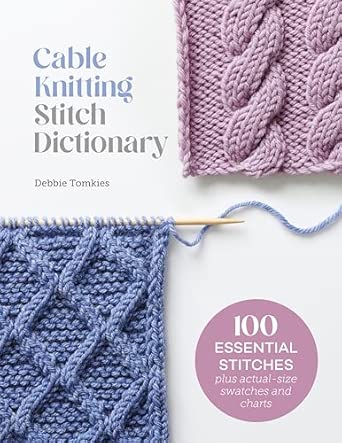 Cable Knitting Stitch Dictionary: 100 essential stitches with actual-size swatches and charts