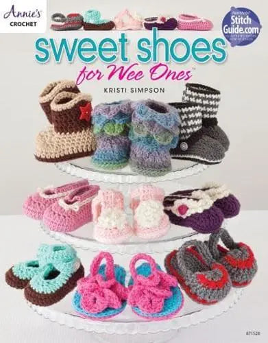 ANNIE'S CROCHET Sweet Shoes For Wee Ones