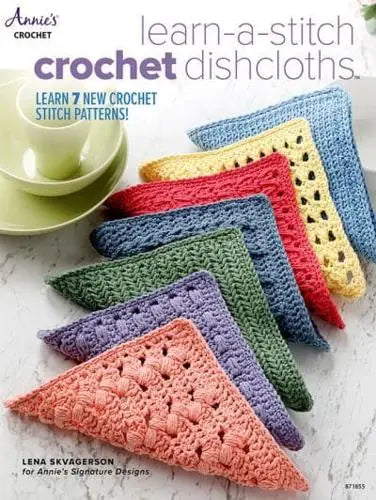 ANNIE'S CROCHET Learn-a-Stitch Crochet Dishcloths