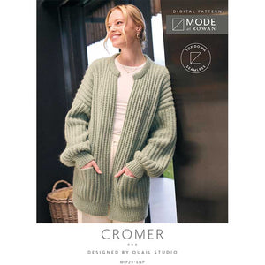 MODE at Rowan Cromer Cardigan Pattern