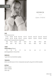 MODE at Rowan Keswick Jumper Pattern