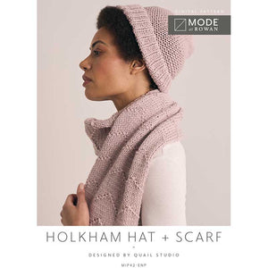 MODE at Rowan Holkham Hat & Scarf Pattern