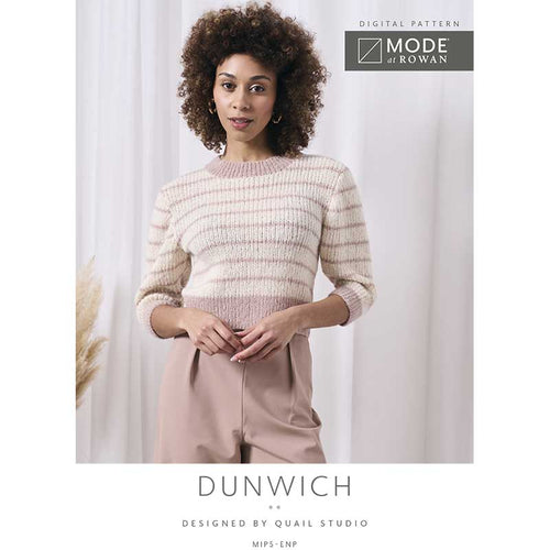 MODE at Rowan Dunwich Jumper Pattern