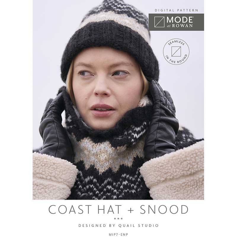 MODE at Rowan Coast Hat & Snood Pattern