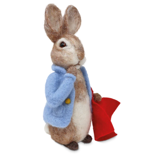 Crafty Kits Co - Peter Rabbit Handkerchief 3D Needle Felting Kit