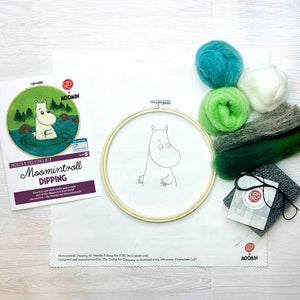 Crafty Kits Co - Moomintroll Dipping Needle Felting Kit