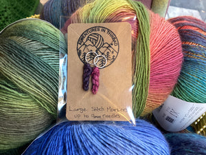 Adventures In Thread Handmade Mini-Skein Stitch Markers : Large Size