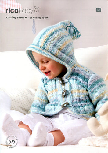 Cabled Jackets 515 in Rico Baby Dream DK - Digital Download