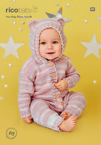 Onesie 613 in Rico Baby Classic DK - Digital Download