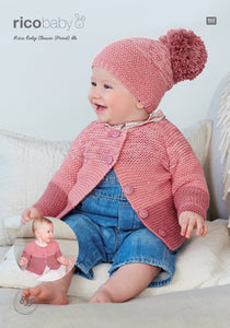 Cardigans and Hat 839 in Rico Baby Classic DK - Digital Download