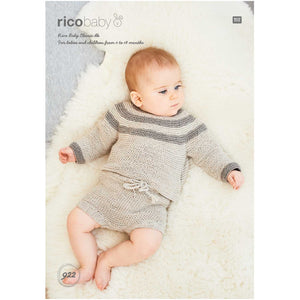 Sweater and Pants 922 in Rico Baby Classic DK - Digital Download