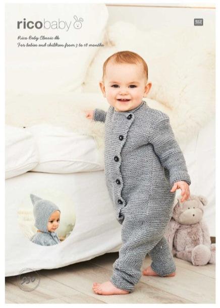 Onesie and Hat 930 in Baby Classic DK - Digital Download