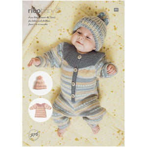 Onesie, Dress and Hat 976 in Baby Dream DK - Digital Download