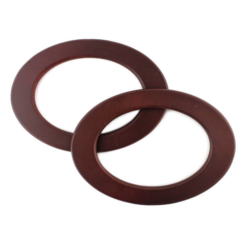 Hoooked Ovalo Oval Wooden Bag Handles