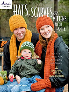 ANNIE'S CROCHET Hats, Scarves and Mittens for the Family