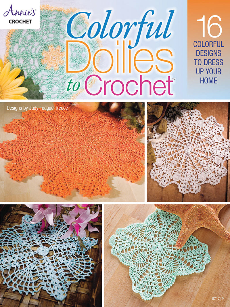 ANNIE'S CROCHET Colorful Doilies to Crochet