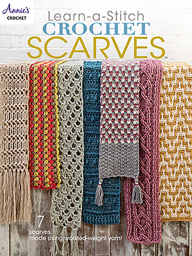 ANNIE'S CROCHET Learn-a-Stitch Crochet Scarves