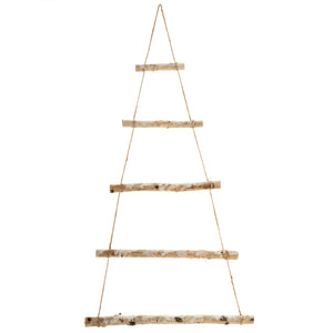 Wall Hanging Christmas Tree: Frosted Birch