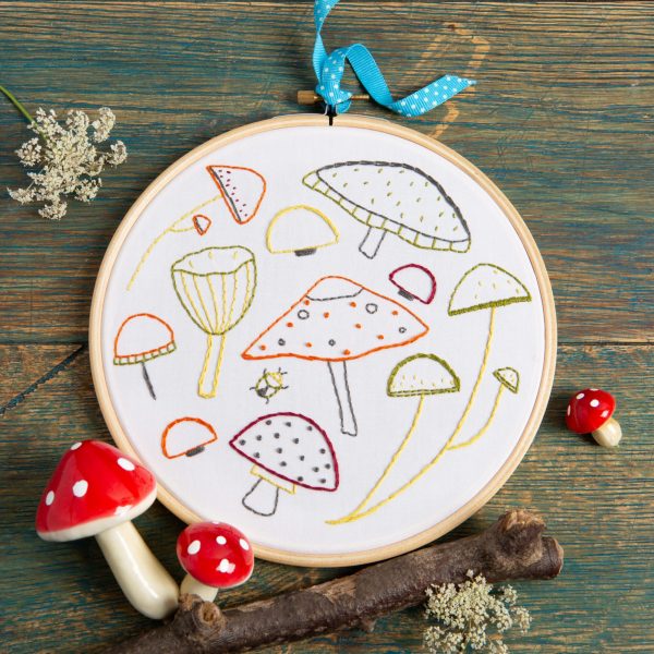 Marvellous Mushrooms Embroidery Kit