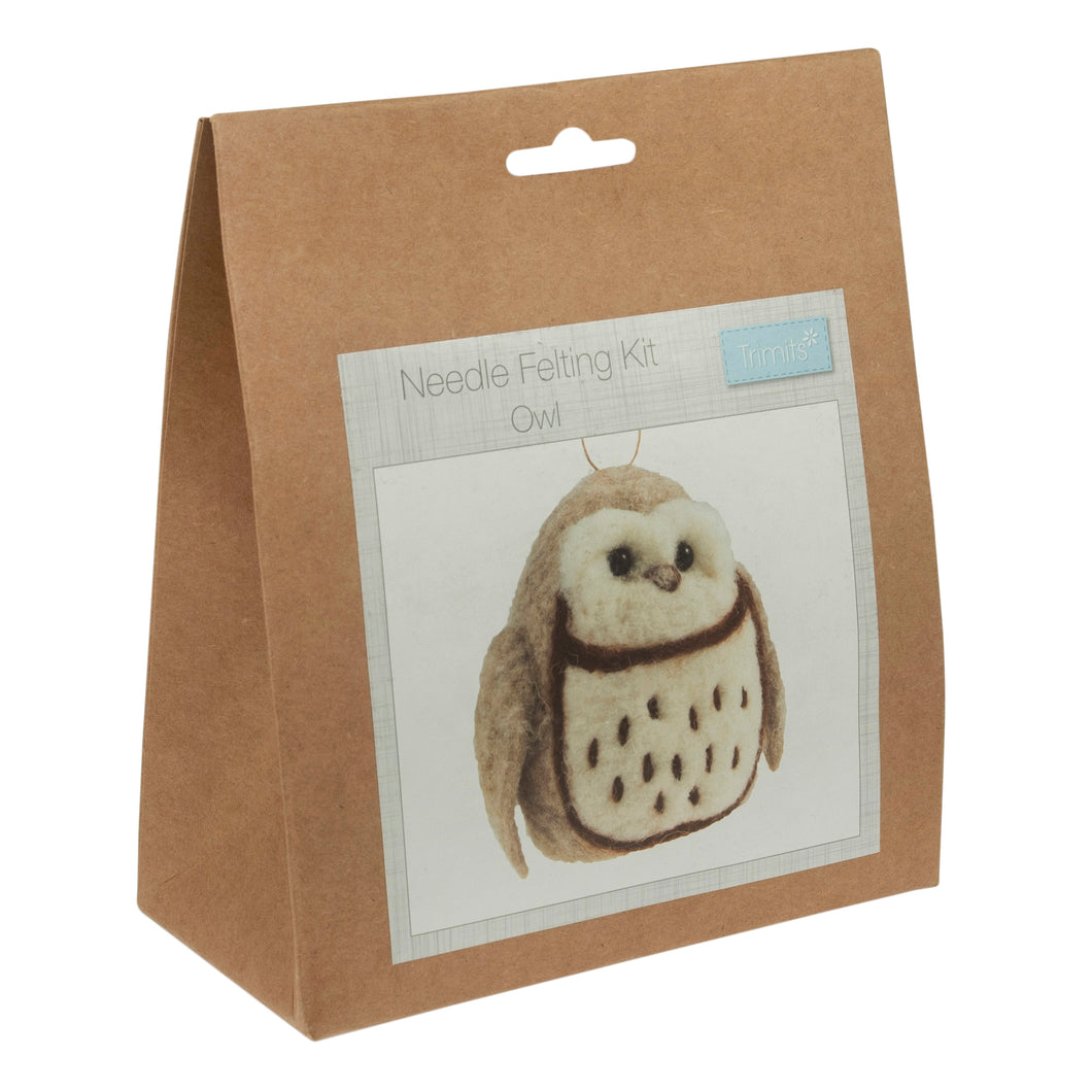 Needle Felting Kit: Owl