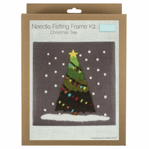 Needle Felting Frame Kit: Christmas Tree